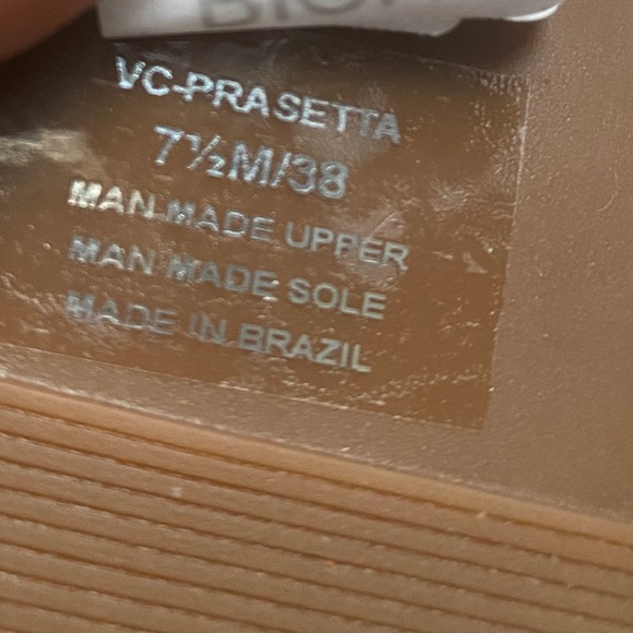 VINCE CAMUTO PRASETTA ANKLE-WRAP WEDGE SANDAL. - Picture 5 of 13